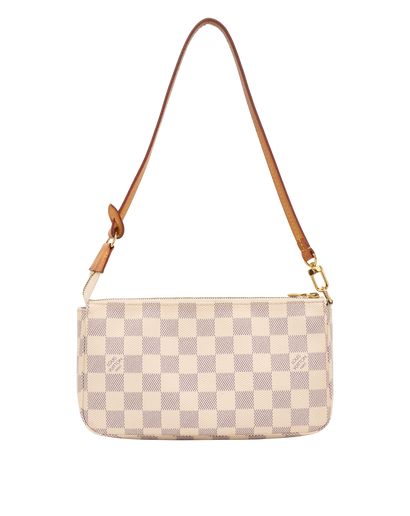 Pochette Accessoires, &pound;620, Handbags, White, Canvas, Front view